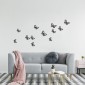 ambientazione prodotto spring decor black metal butterflies