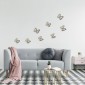 ambientazione prodotto spring decor gold butterflies