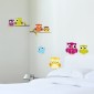 ambientazione prodotto adesivo murale owls