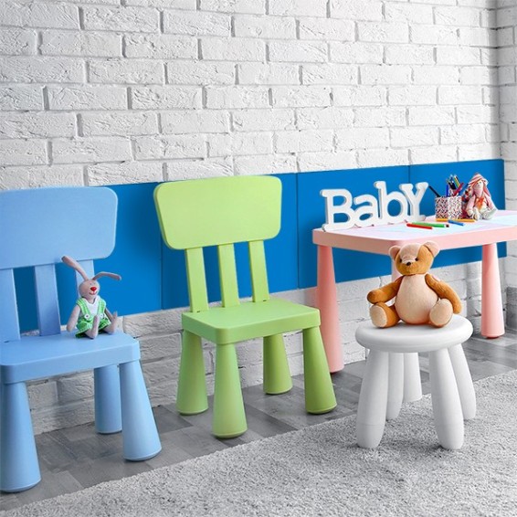 ambientazione prodotto paracolpi adesivo blu