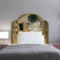 ambientazione letto singolo prodotto testiera letto il bacio klimt