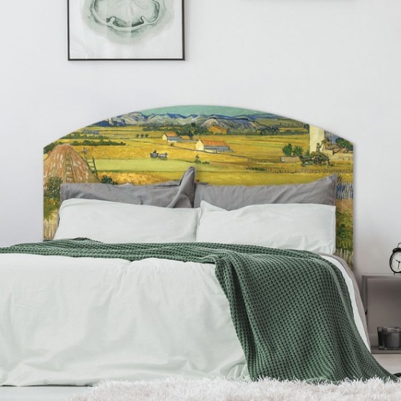 ambientazione prodotto testiera letto il raccolto