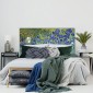ambientazione prodotto testiera letto van gogh iris