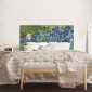 seconda ambientazione prodotto testiera letto van gogh iris