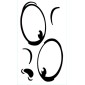 grafica prodotto adesivo murale eyes