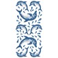 sheet decori per ceramica delfini