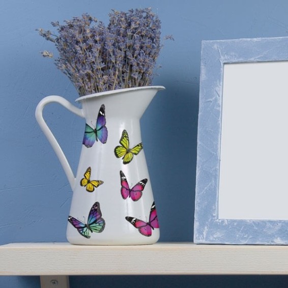 room per ceramica farfalle