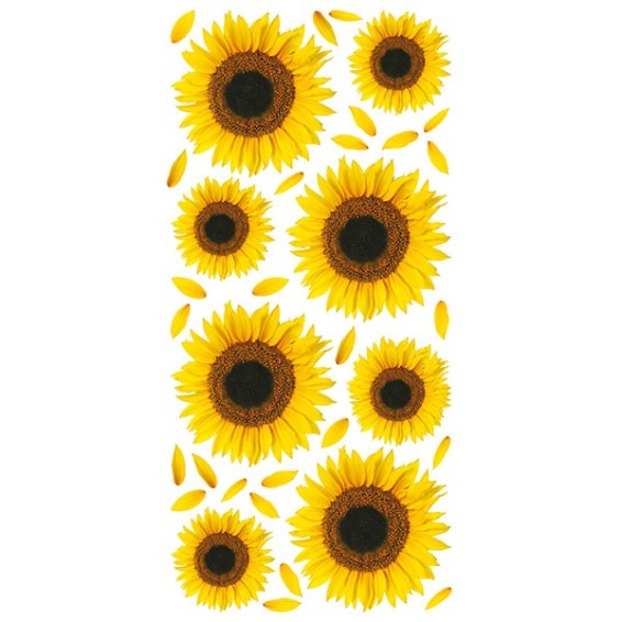 sheet decori per ceramica girasoli