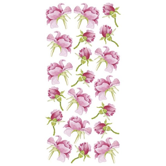 sheet decori per ceramica rose