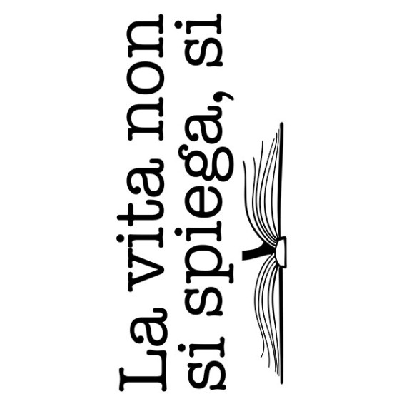 grafica prodotto frase adesiva pirandello