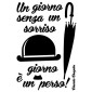 grafica prodotto frase adesiva charlie chaplin