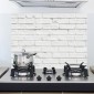 ambientazione prodotto kitchen panel white bricks