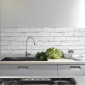 ambientazione prodotto backsplash xl white bricks