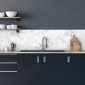 ambientazione prodotto backsplash xl white marble