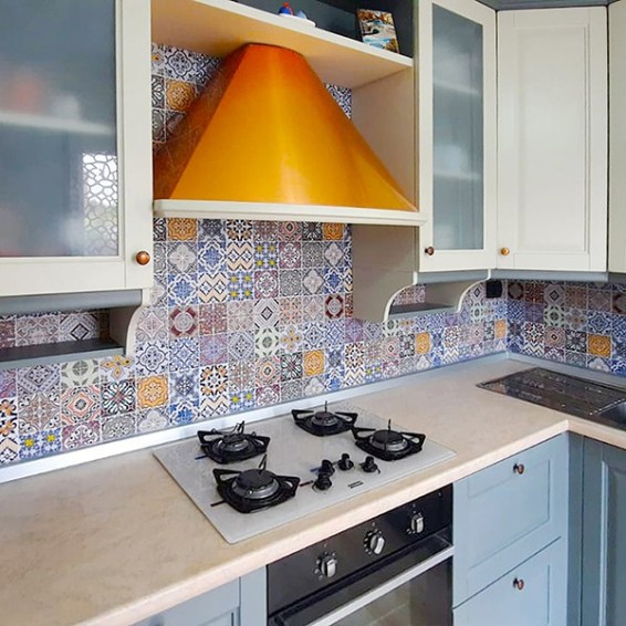 ambientazione prodotto backsplash xl azulejos
