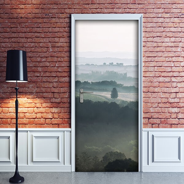 Adesivo porte interne Rivestimento per porta - Toscana Dimensione Porta L  83 x H 210 cm